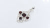 Sterling Silver Stone Garnet Pendant