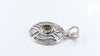 Craft Rose Gold Topaz Faceted Natural Gemstone Silver plated Pendant